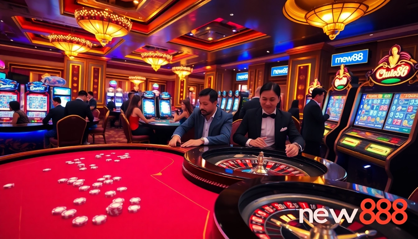 Experience the thrill of new88 with vibrant casino games and exciting betting action.