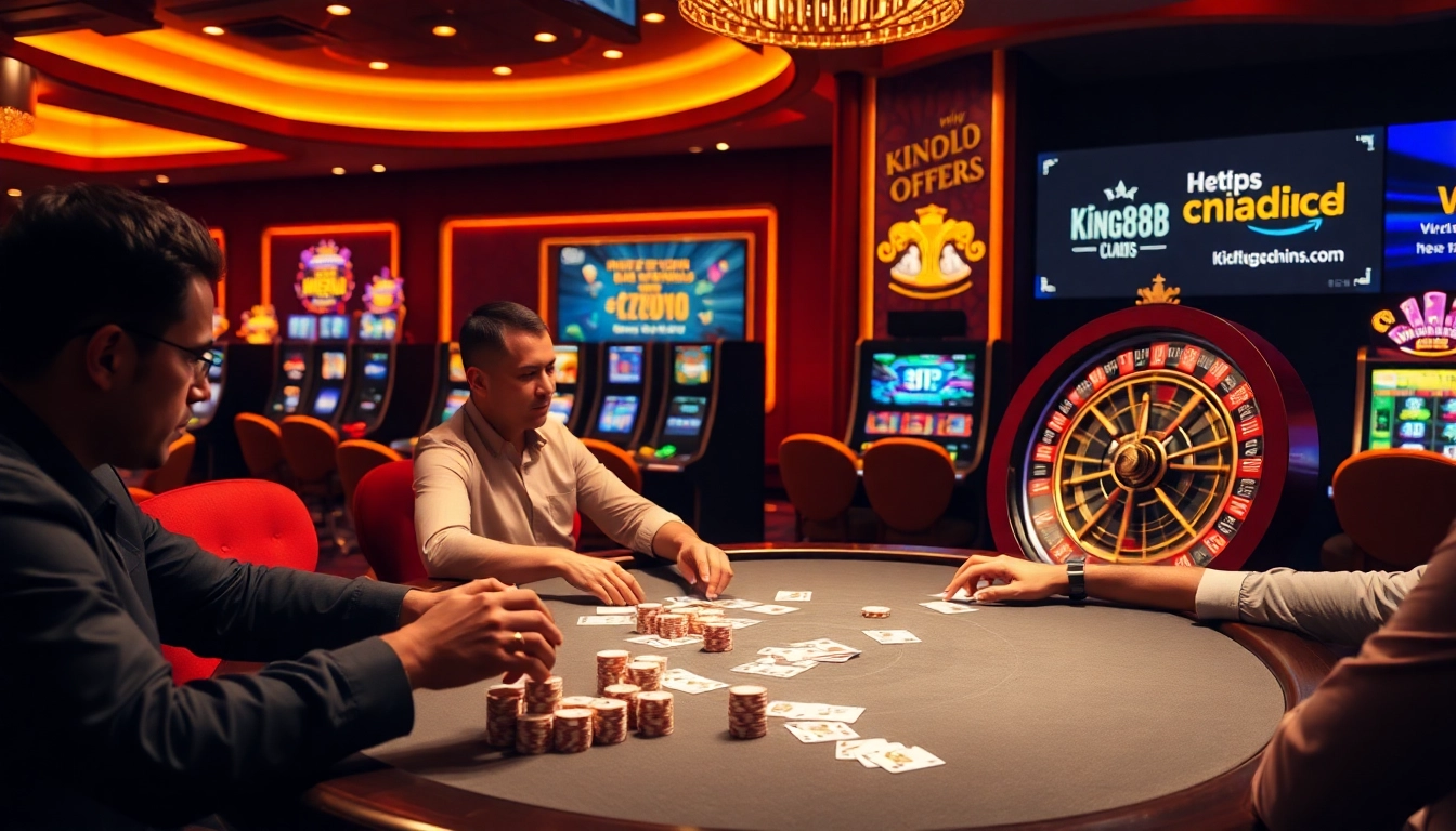 Engage in thrilling poker strategies at https://king88b.us.com/ in a dynamic casino environment.
