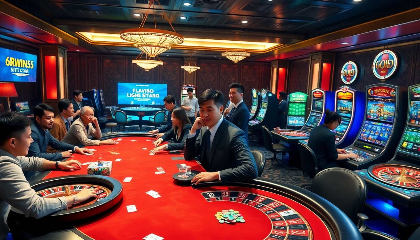 Experience dynamic online gaming at 6RWIN55 COM with thrilling table games and excitement.