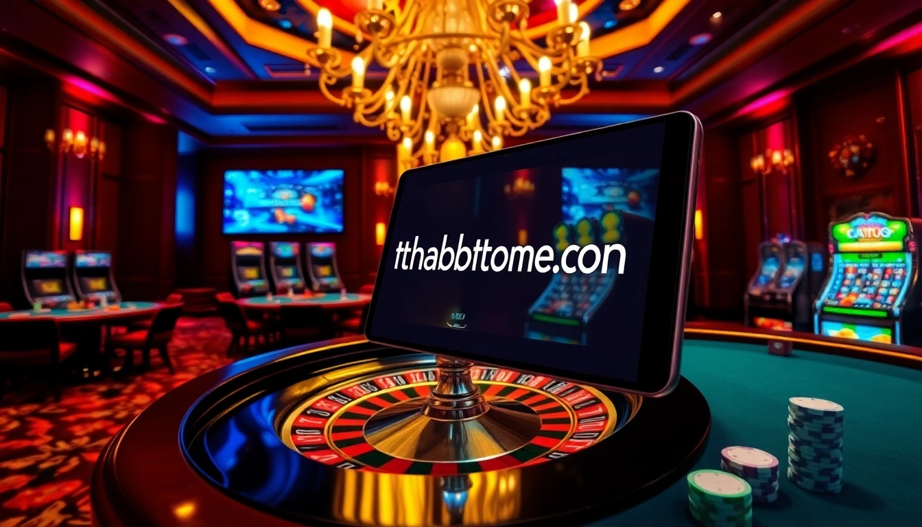 Experience the thrill of online gaming at thabethome.com, with vibrant casino tables and exciting gameplay.