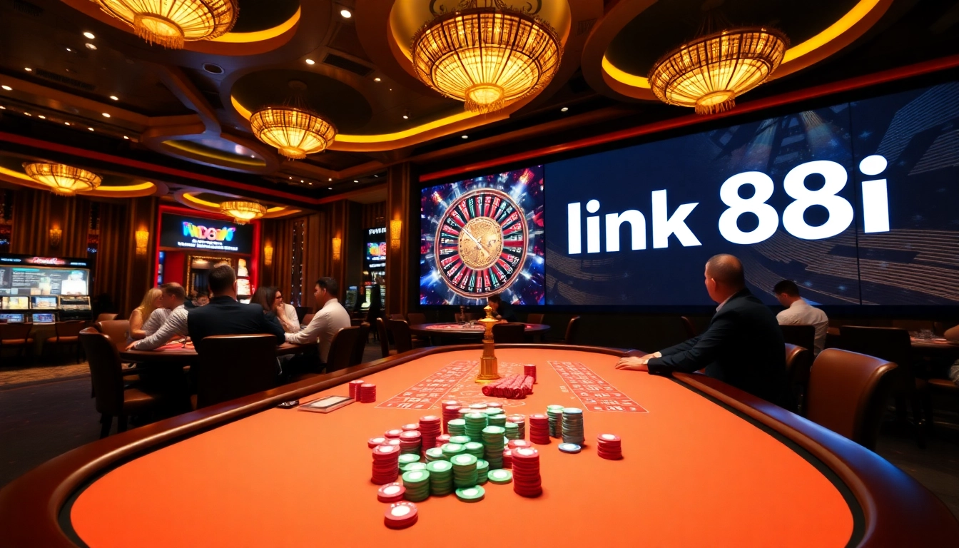 Experience thrilling gameplay at 88i as players wager on roulette and cards.