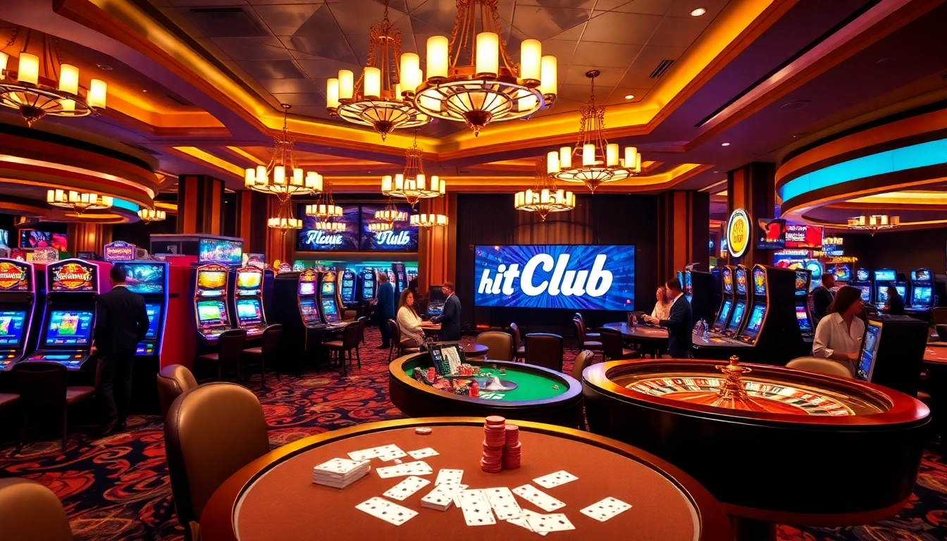 HitClub offers an exciting gaming environment with vibrant tables and energizing casino atmosphere.