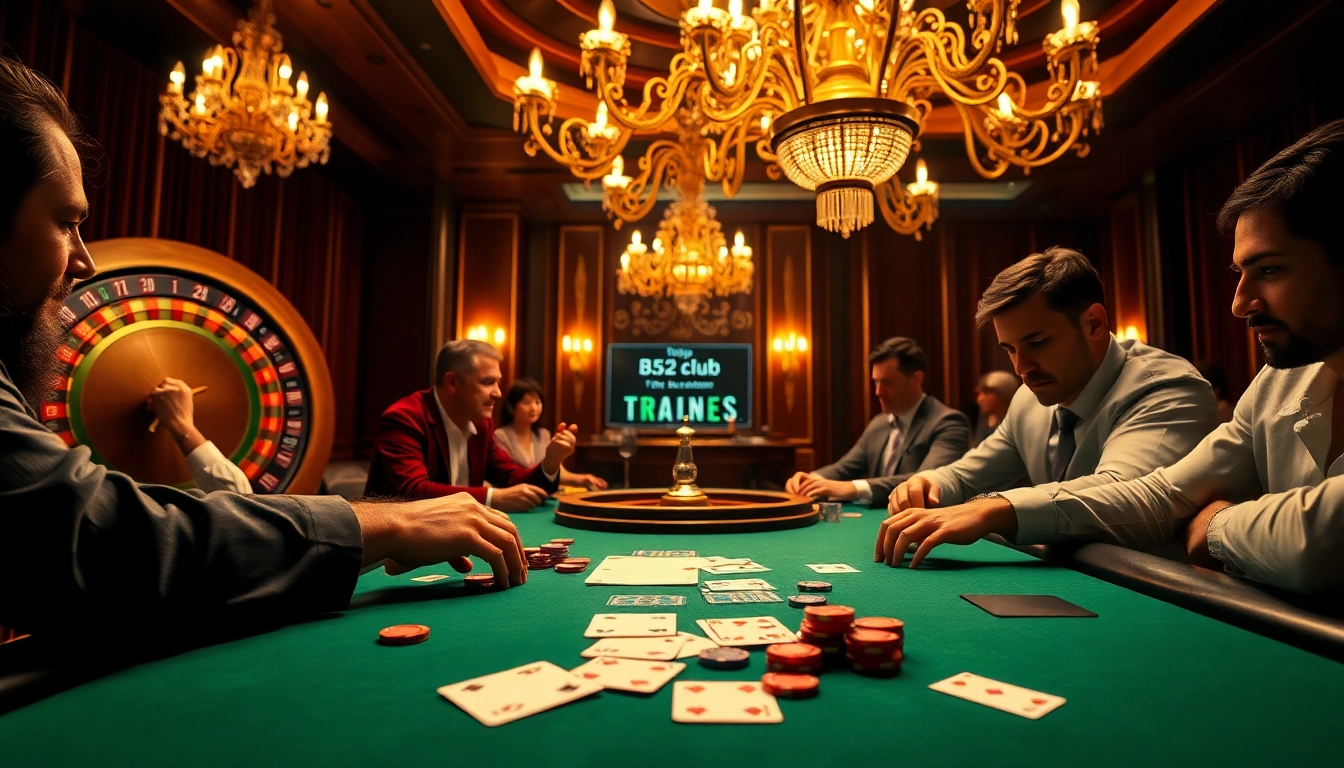 High-stakes poker action at https://b52club.forum/, showcasing strategic bets and winning hands.