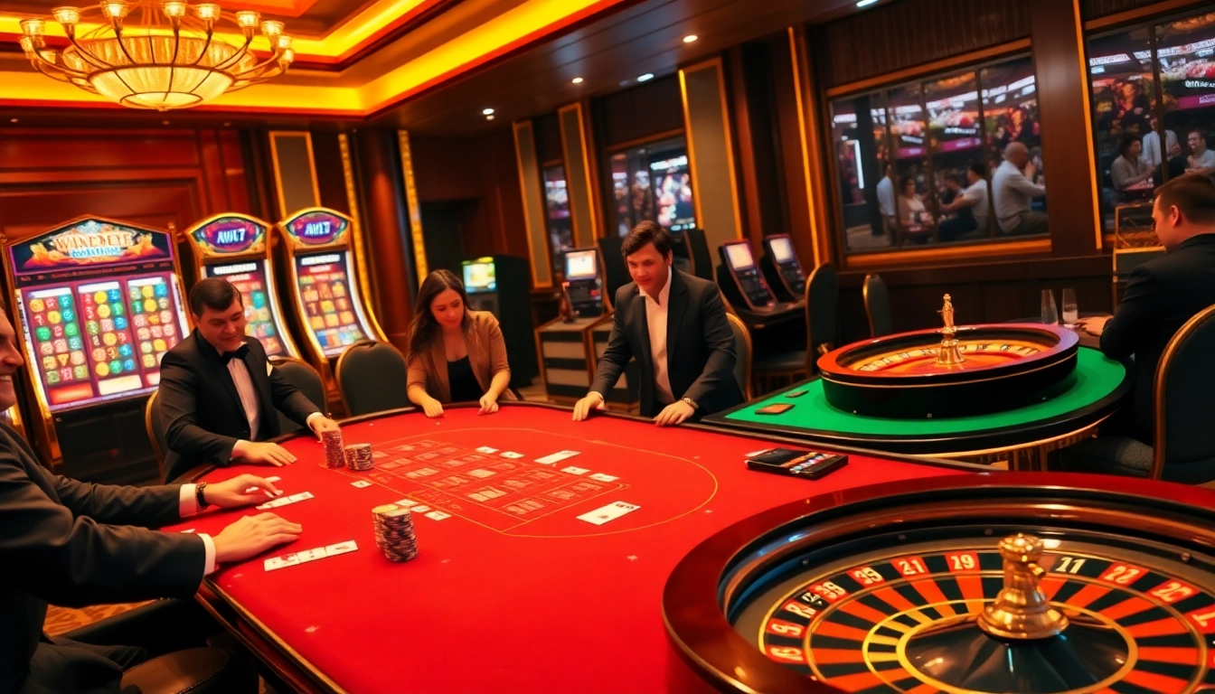 Trải nghiệm những trò chơi hồi hộp tại https://luck8.com với các yếu tố casino sống động bao gồm bàn poker và máy đánh bạc.