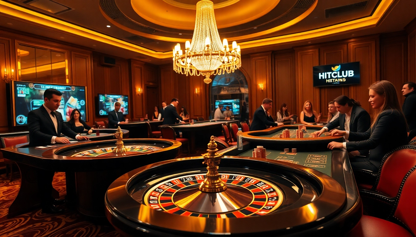 Experience electrifying gambling at HITCLUB with thrilling poker and roulette games.