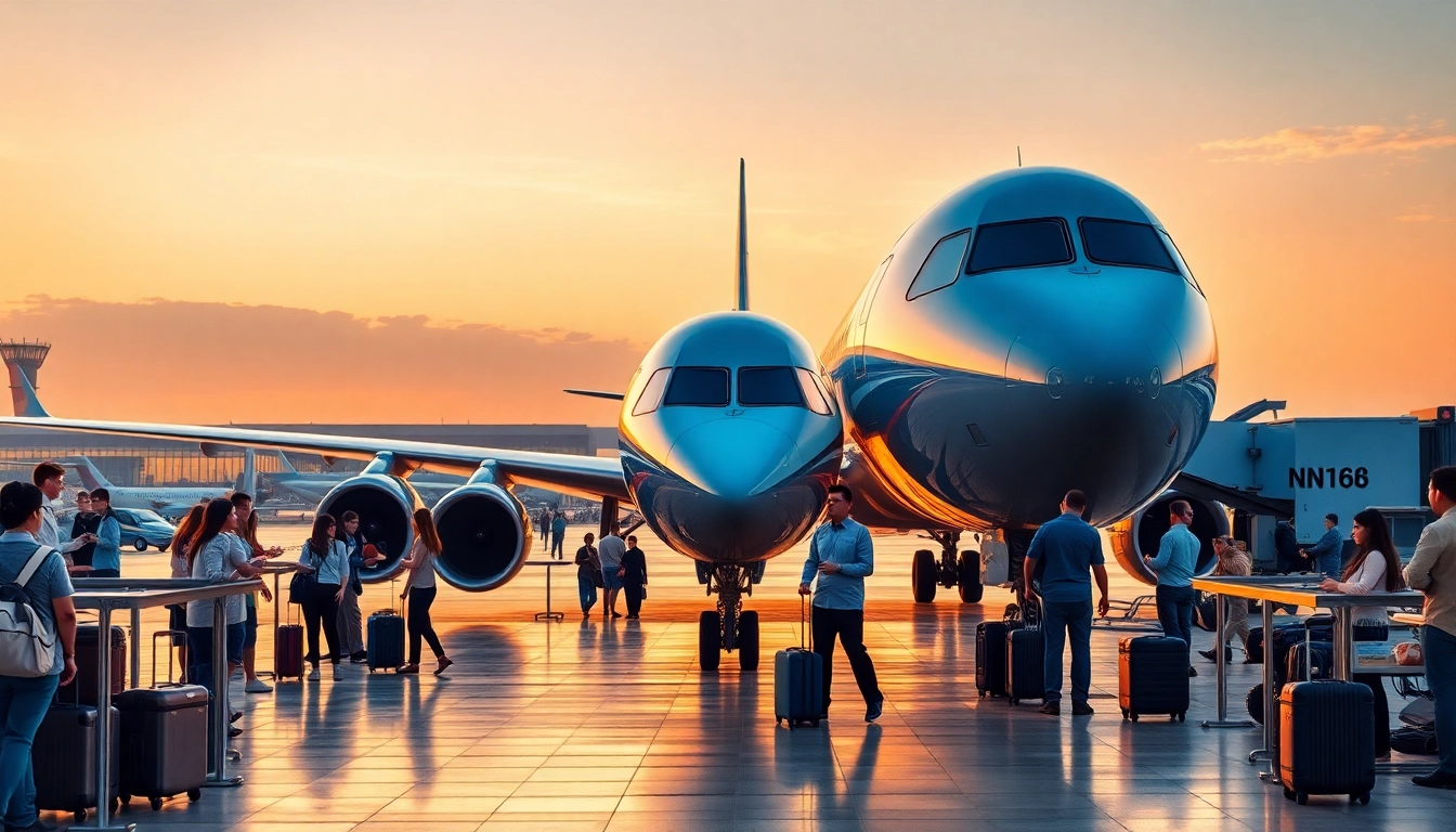 Vietnam Airlines VN168 flight preparation at the airport with excited travelers and staff.