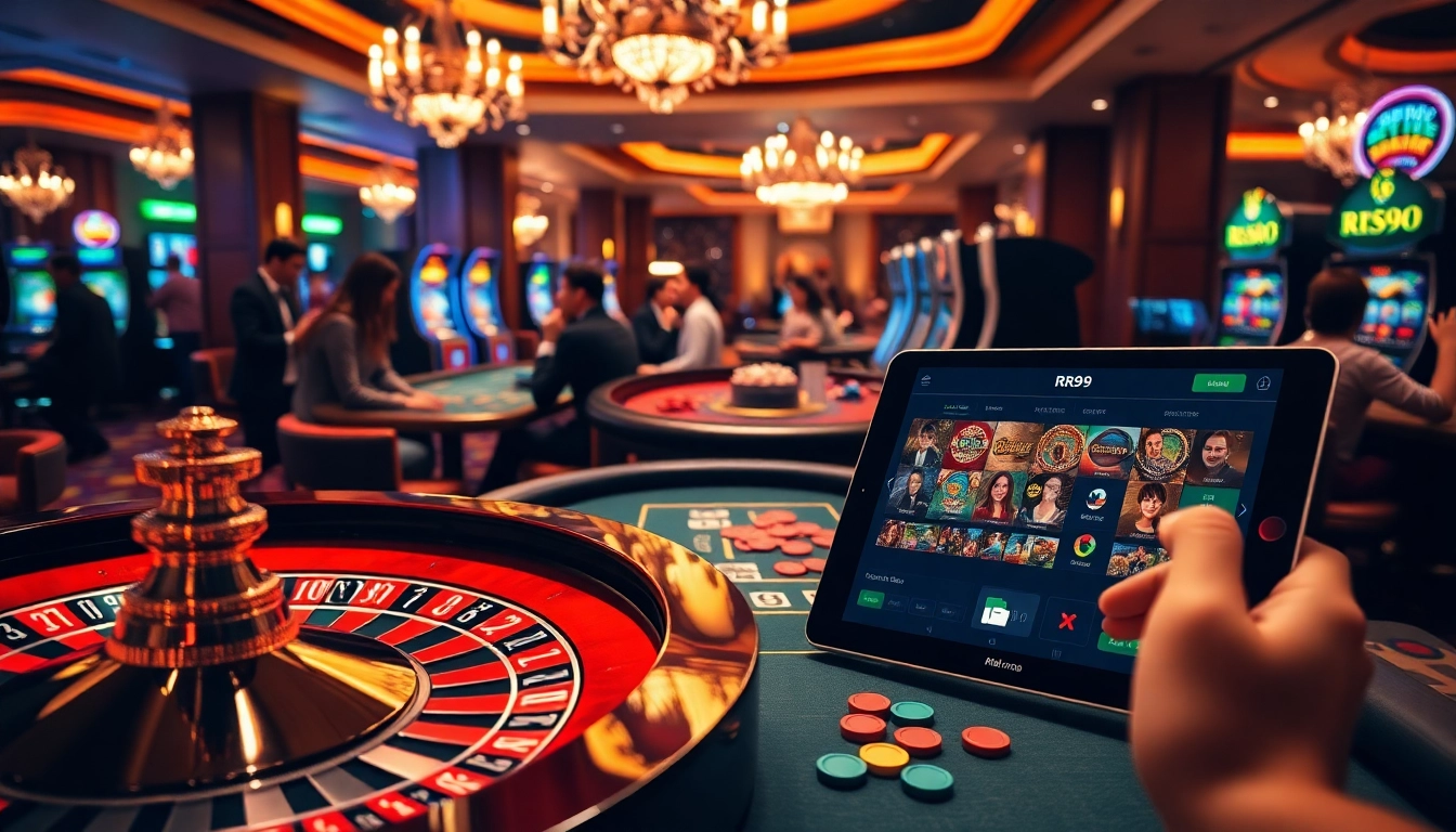 Experience excitement at Nhà cái RR99 with engaging roulette and poker action.