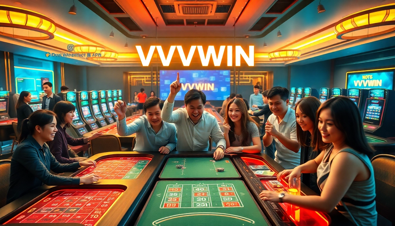 Engaging online gambling experience at vvvwin88.live with diverse players enjoying various games.