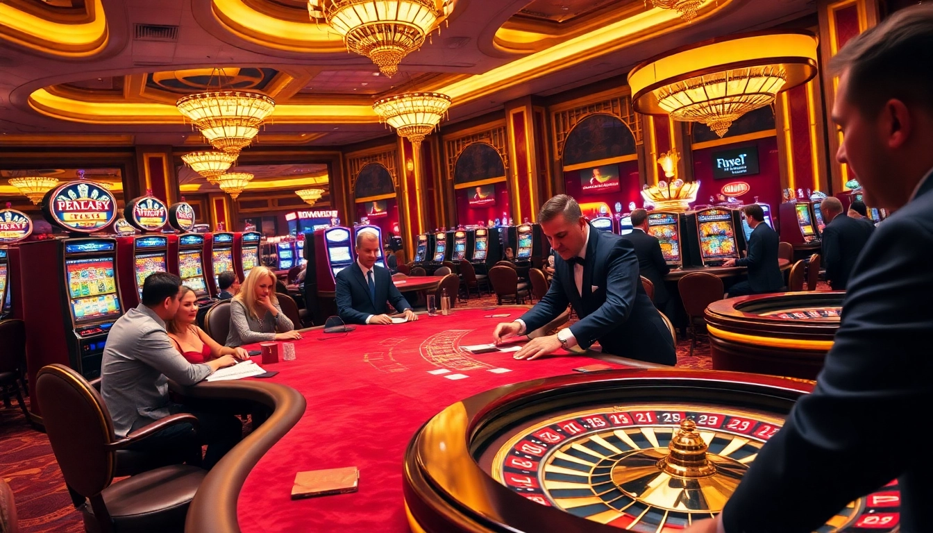 Experience the thrill of betting with 7C77 at an exciting casino atmosphere.