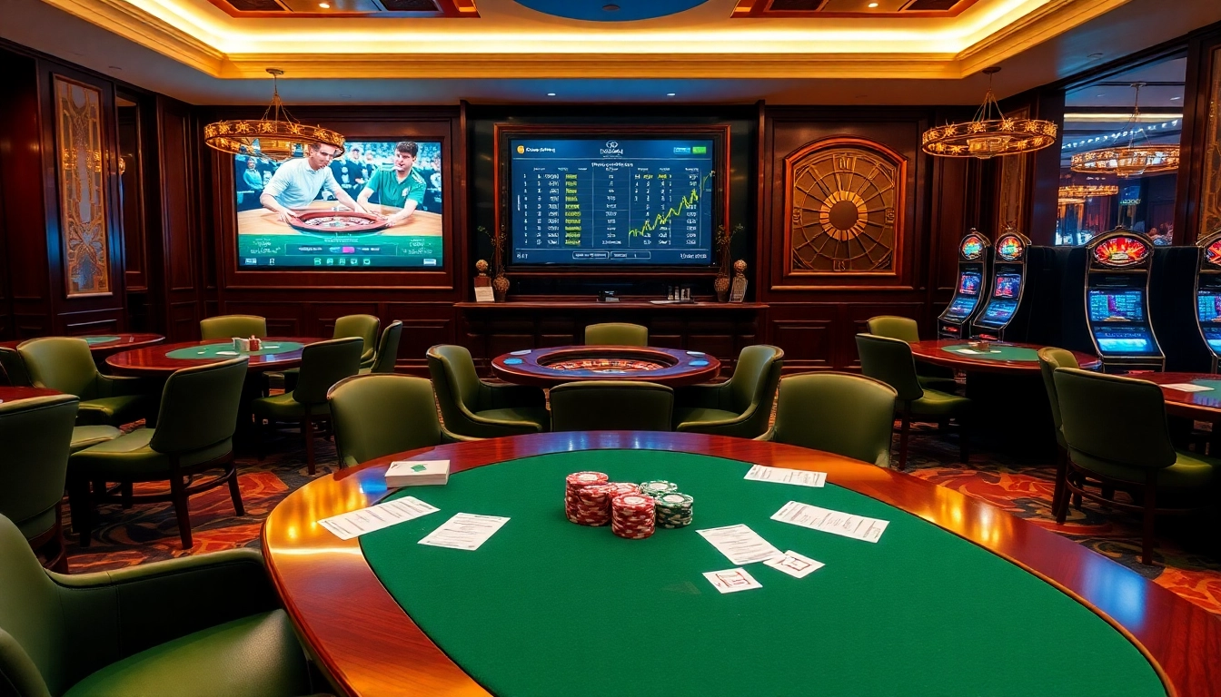 Engage in kèo bóng đá 88 at a luxurious casino betting area.