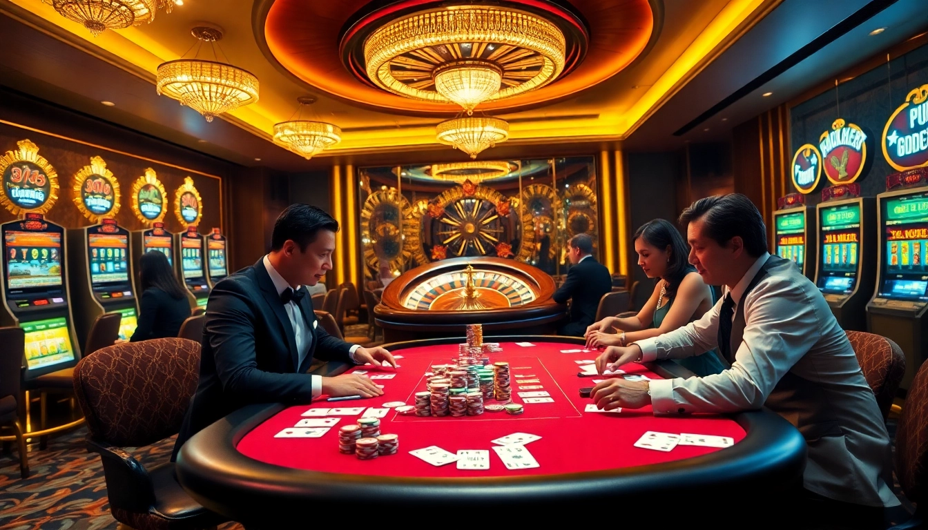 Experience the thrill of 88idd at a high-stakes poker table under golden casino lights.