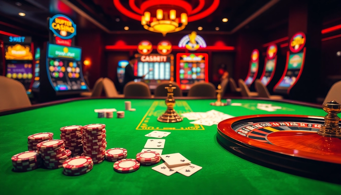 Experience the thrill of winning at 39BET with engaging casino tables and vibrant gaming elements.